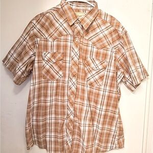 Wrangler Men's Plaid Short Sleeve Shirt